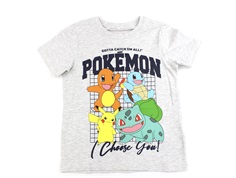 Name It light grey melange Pokemon t-shirt